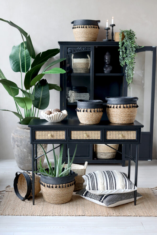 Panier avec franges set de 3 – Image 4