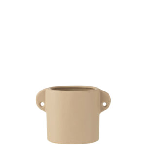 Pot renaissance céramique beige