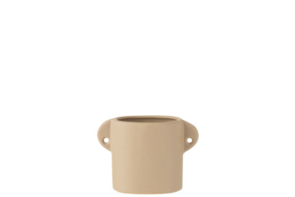Pot renaissance céramique beige