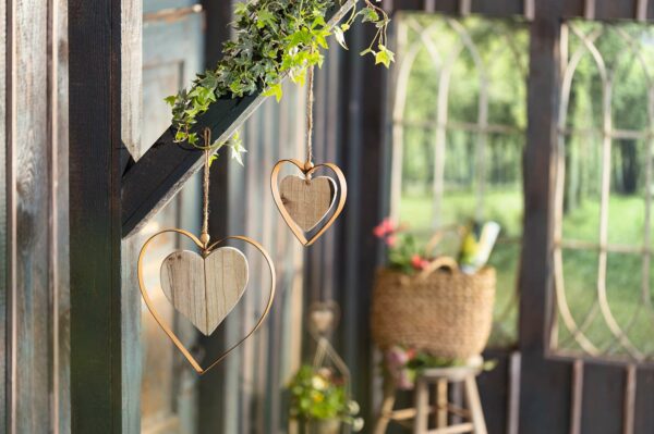 Suspension "coeur en coeur" lot de 2 – Image 3