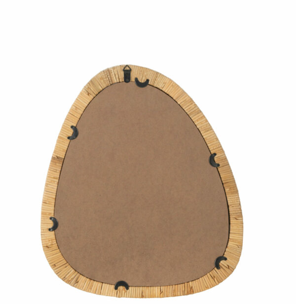 Miroir paille/rotin – Image 2