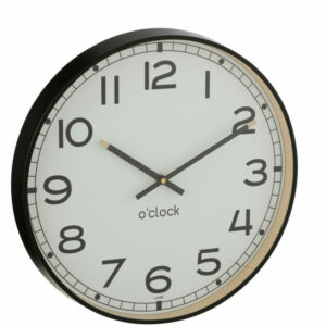 Horloge mural noir