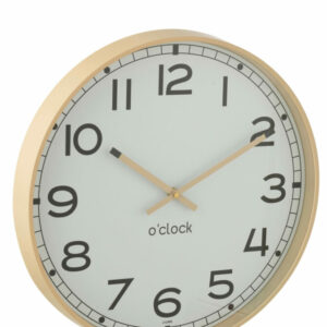 Horloge mural beige