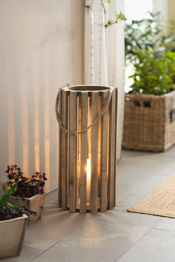 Lanterne en bois "recyclé-chic" – Image 4