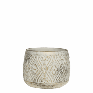 Vittel Cache-Pot avec motif d'or petit modéle