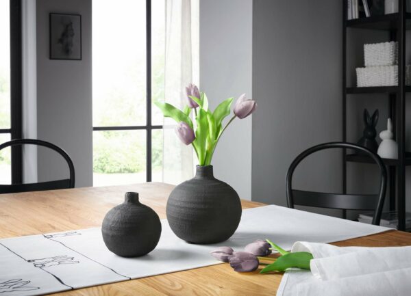 Vase décoratif noir petit modéle – Image 4