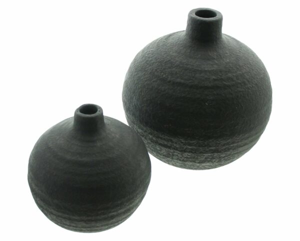 Vase décoratif noir petit modéle – Image 3