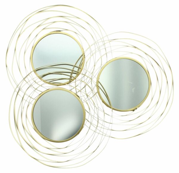 Miroir doré lot de 3 – Image 2