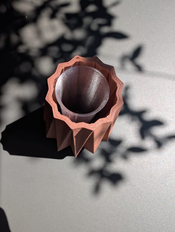 Vase origami terracota petit modéle – Image 4