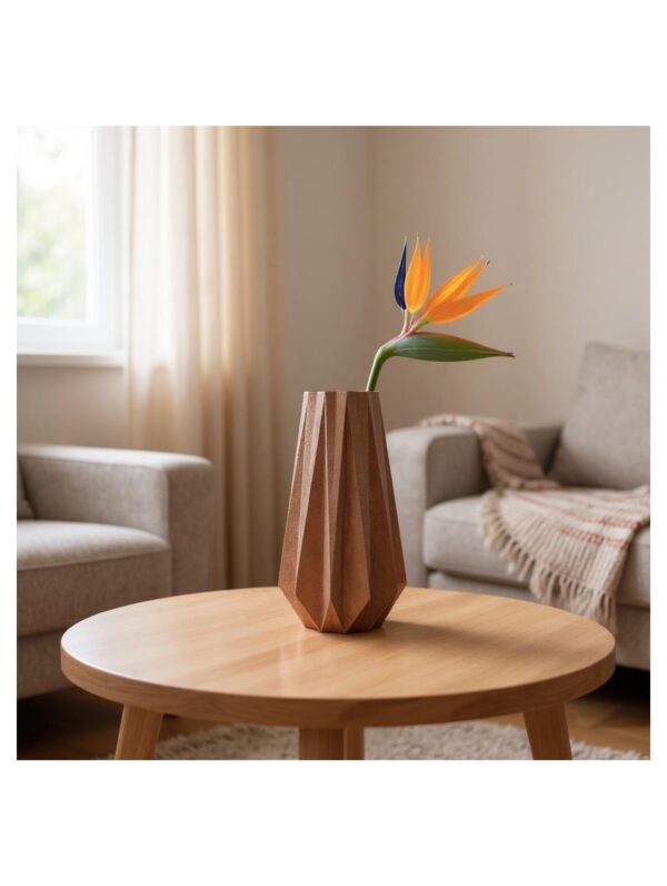 Vase origami terracota petit modéle – Image 3