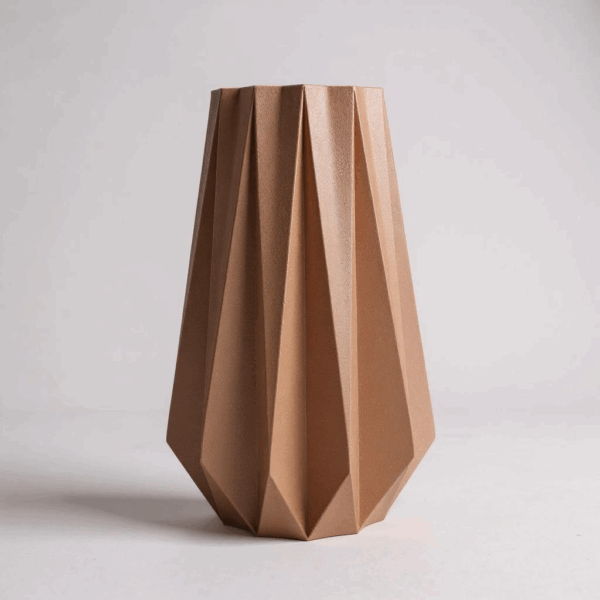 Vase origami terracota petit modéle – Image 2