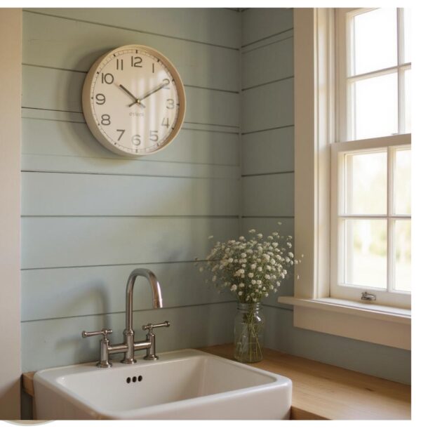 Horloge Mural blanc – Image 2