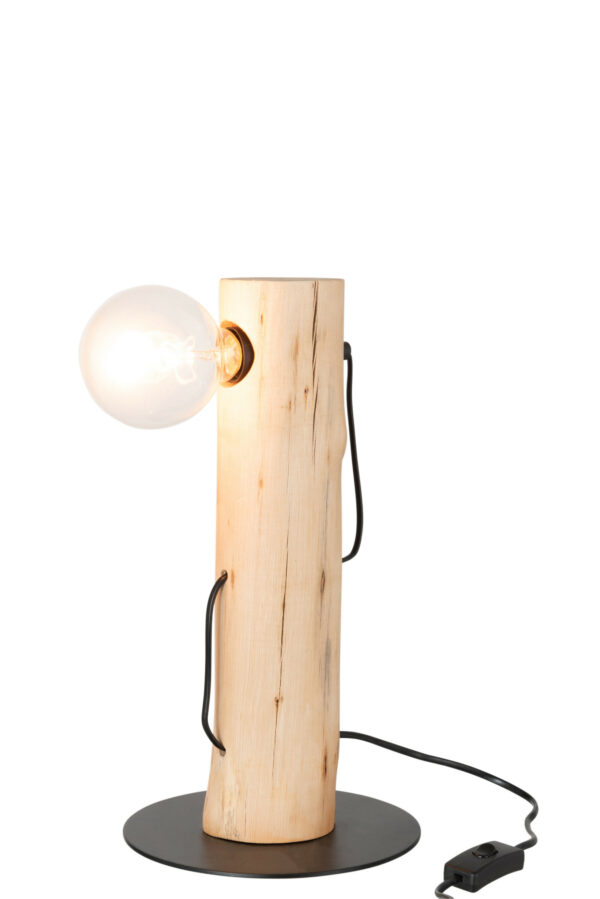 Lampe Silas Bois De Chestnut Naturel