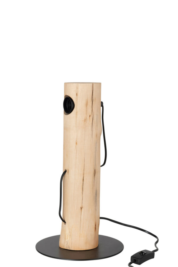 Lampe Silas Bois De Chestnut Naturel – Image 3