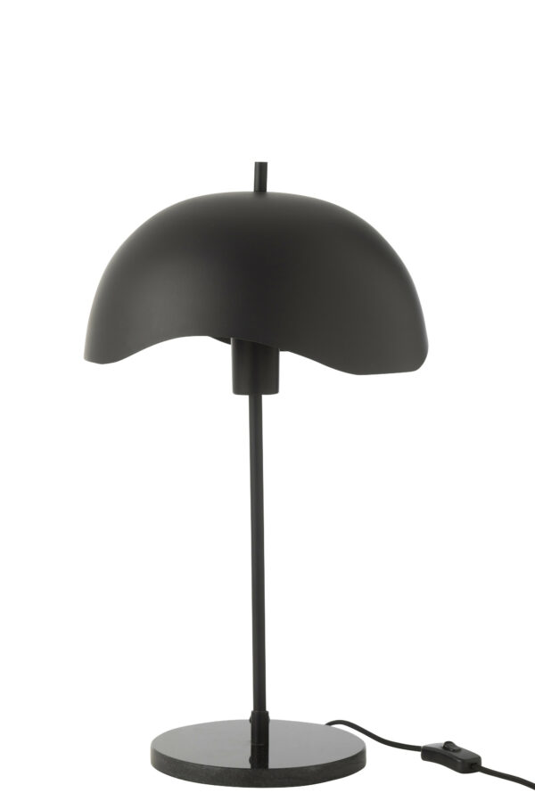 Lampe métal et marbre
