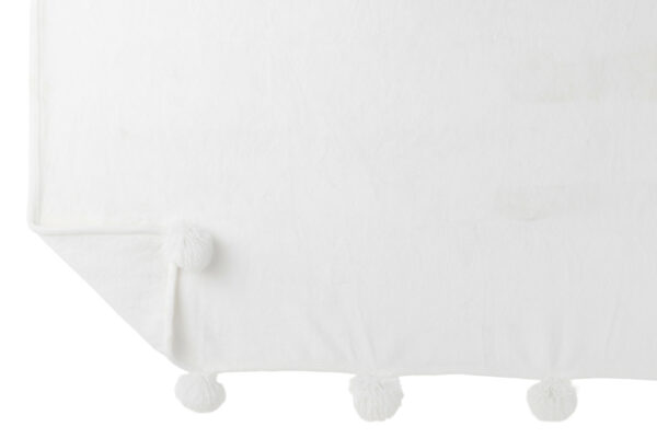 plaid pompon blanc – Image 2