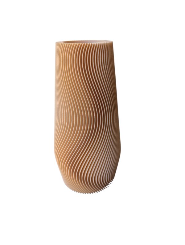 Vase vague beige grand modéle