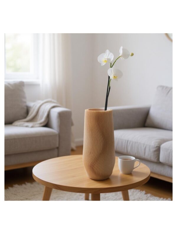Vase vague beige grand modéle – Image 2