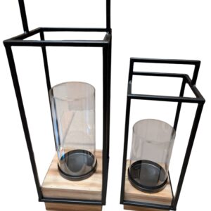 lanterne "industriel moderne" lot de 2