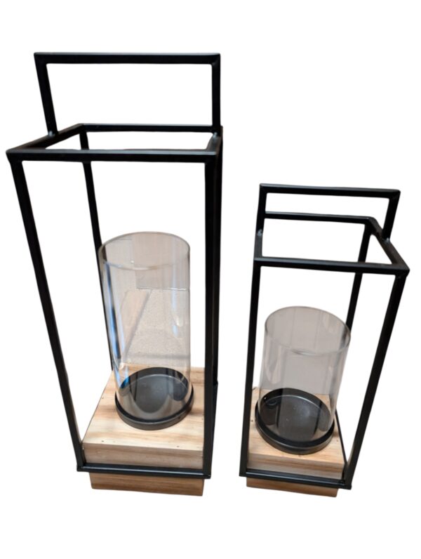 lanterne "industriel moderne" lot de 2