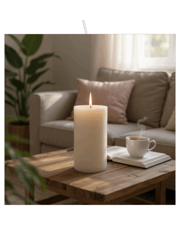 Bougie Beige L – Image 2