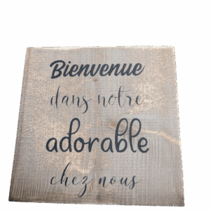Tableau Mural "Bienvenue"