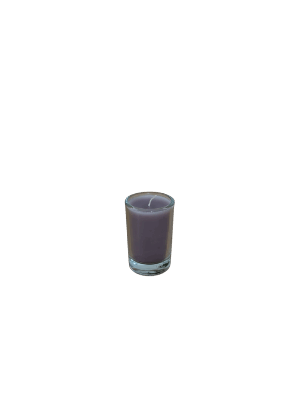 Bougie Violette lot de 6