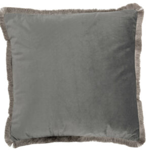 Coussin Alpha Carre Polyester Gris