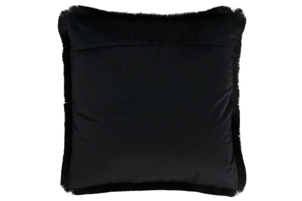 Coussin Alpha Carre Polyester Noir – Image 3