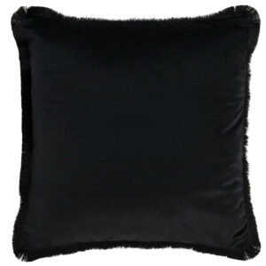 Coussin Alpha Carre Polyester Noir