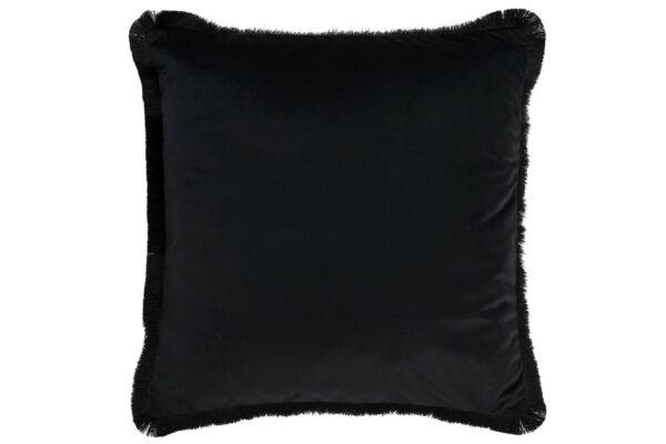 Coussin Alpha Carre Polyester Noir