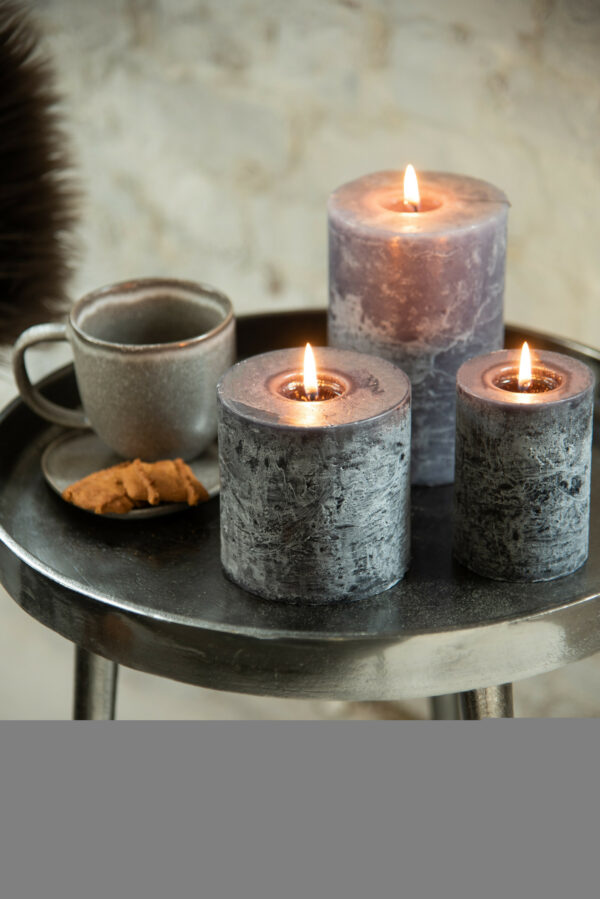 Bougie Cylindre Granit – Image 2