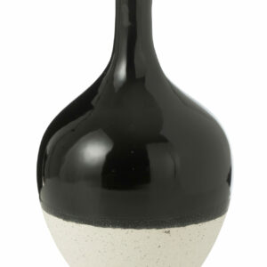 Vase Iva Porcelaine Noir/Blanc grand modèle