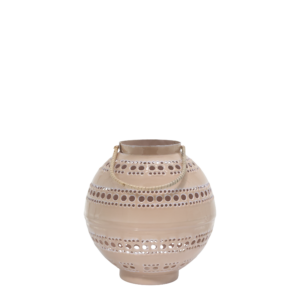 Lanterne avec motif Nude-Sable